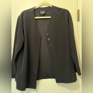 Women’s black knit sweater/jacket